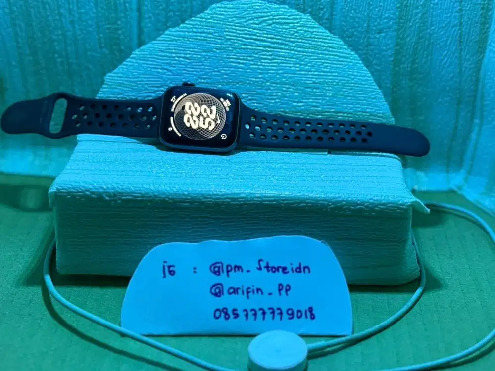 Dijual Apple Watch series 6 (44mm) edisi Nike ex IBOX