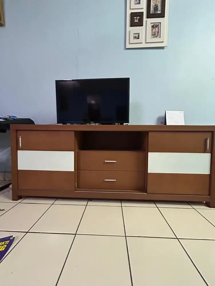 Dijual lemari tv serbaguna