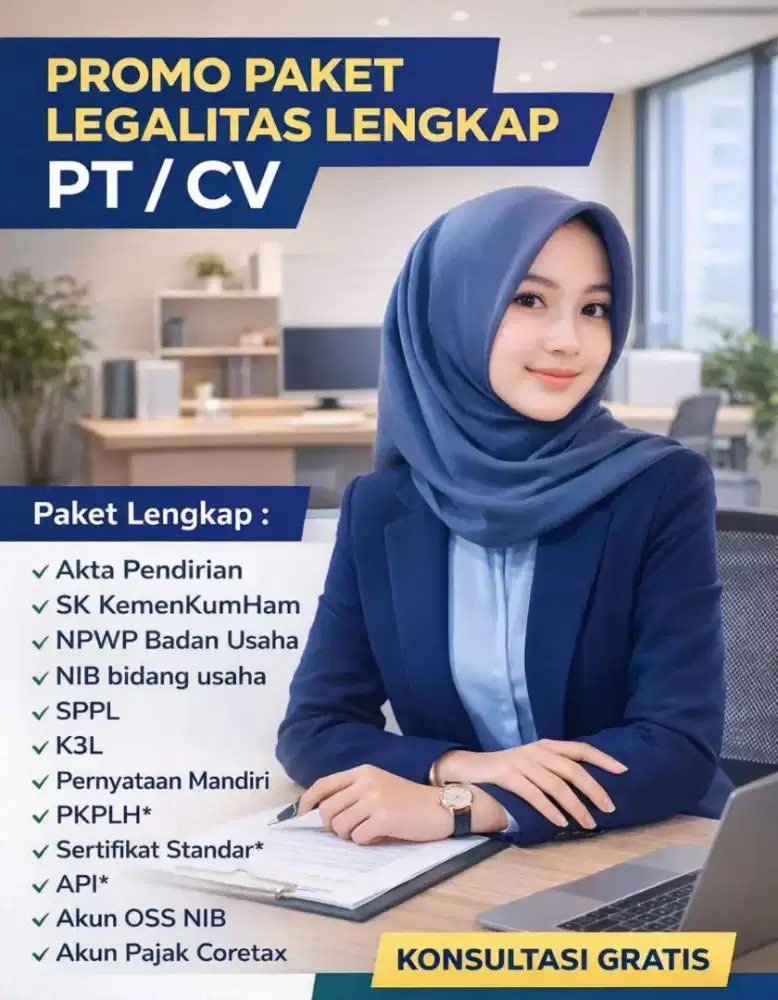 Perlengkapan Usaha Kantor PT