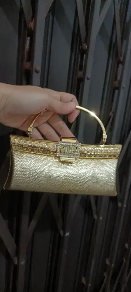 Tas pesta wrn gold