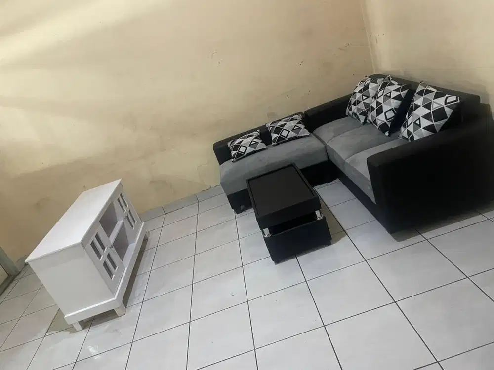 Promo rak tv katu dan sofa baru