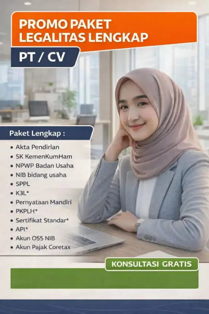 Perlengkapan Usaha Kantor PT