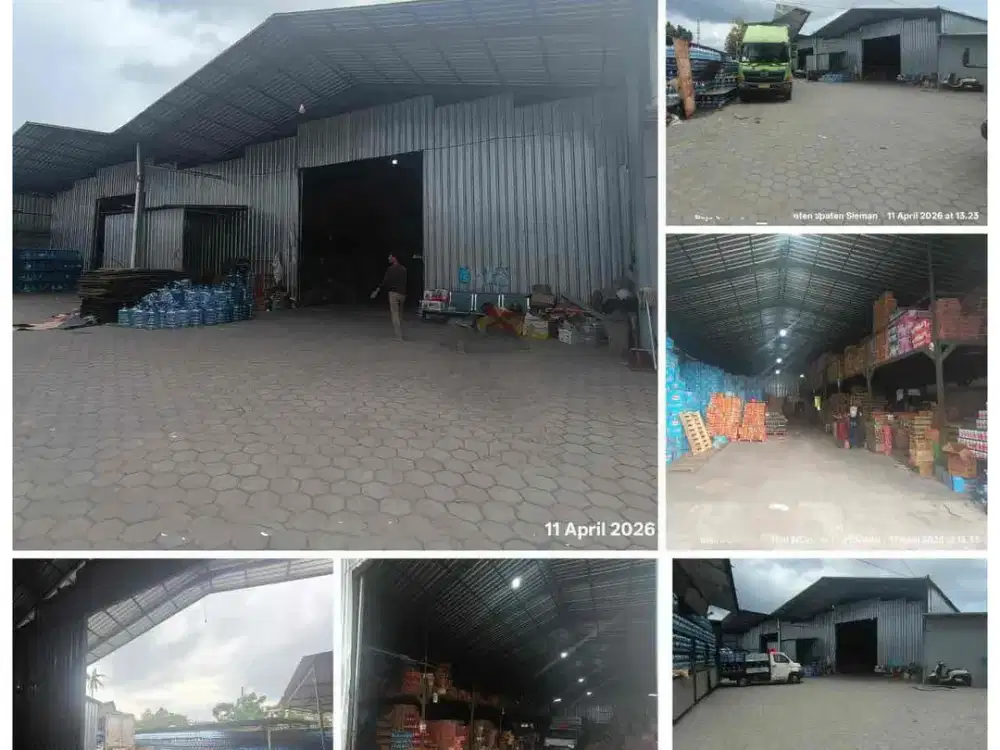 Di sewakan gudang daerah sleman