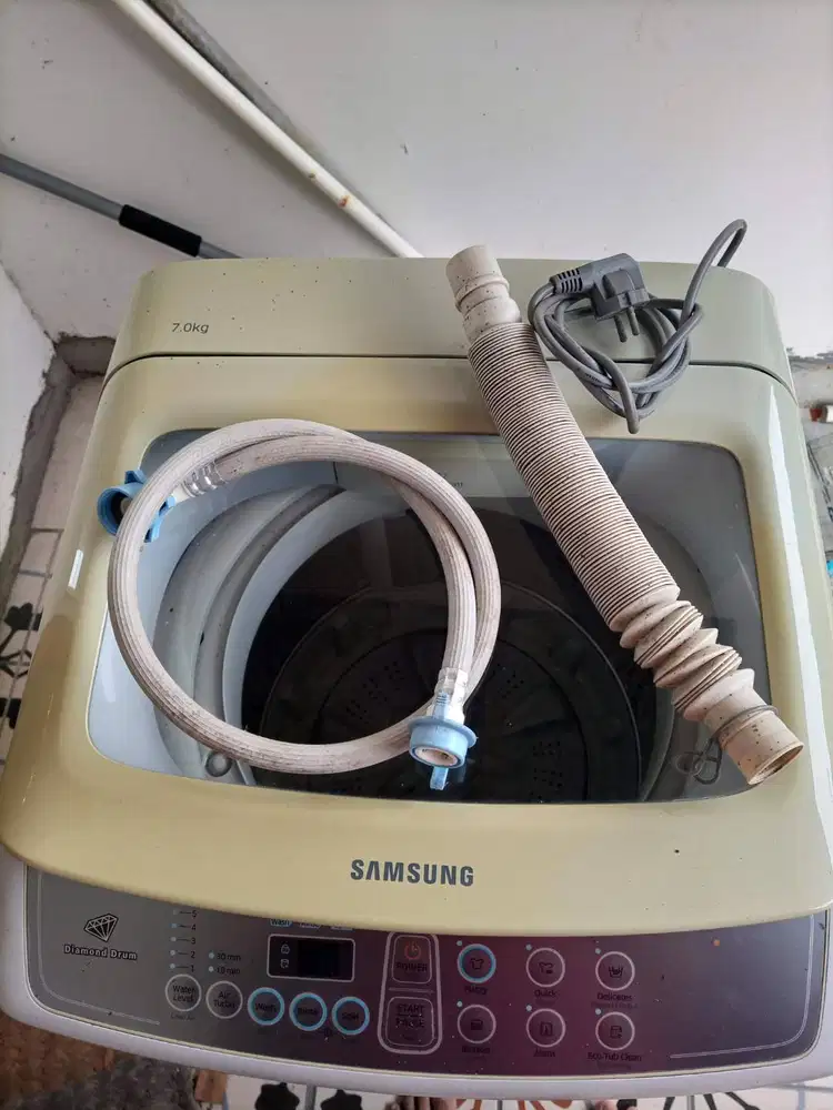 Mesin Cuci BEKAS 1 Tabung SAMSUNG WA70H4000SG Full Otomatis Low Watt