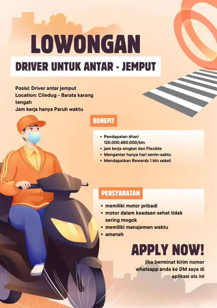 mencari seorang pekerja paruh waktu