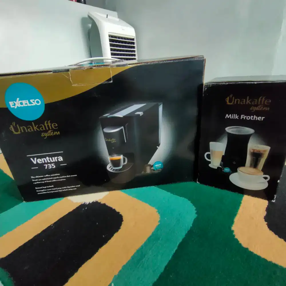 MESIN KOPI KAPSUL UNACAFFE & MILK FLOTHER