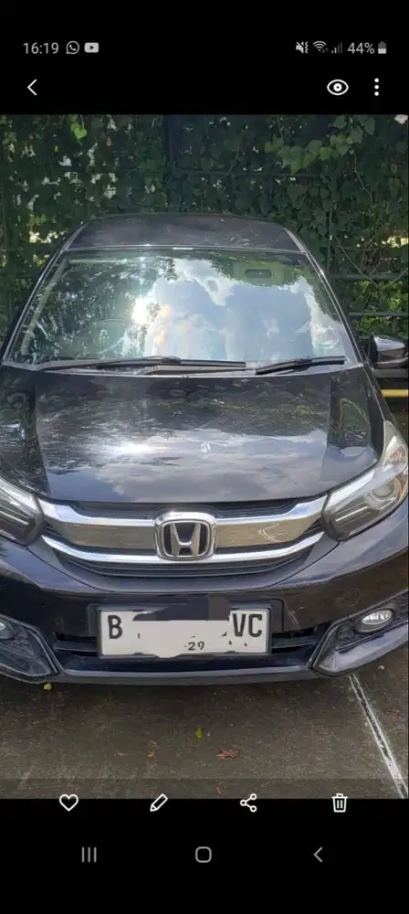 Honda Mobillio Th 2019, Pemakaian 2020 Metic warna Hitam