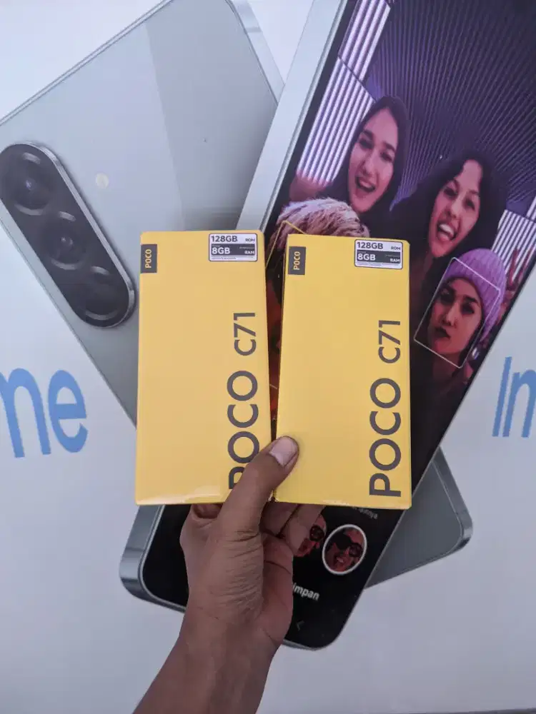 Fast respon WA Poco C71 4+4/128 Garansi resmi 15bln