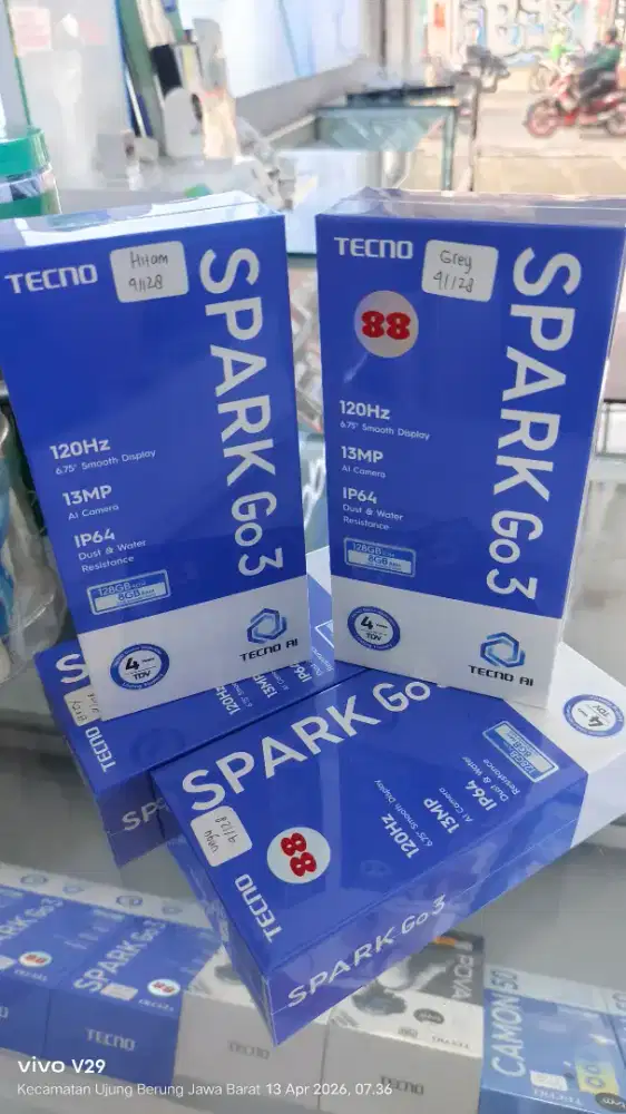 Tecno SPARK GO 3 4+4/128 Baru spesial promo terlaris