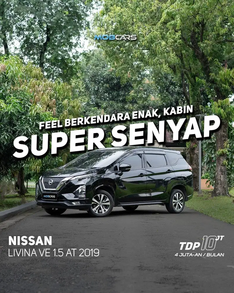 NISSAN LIVINA VE 1.5 AT 2019 MATIC HITAM