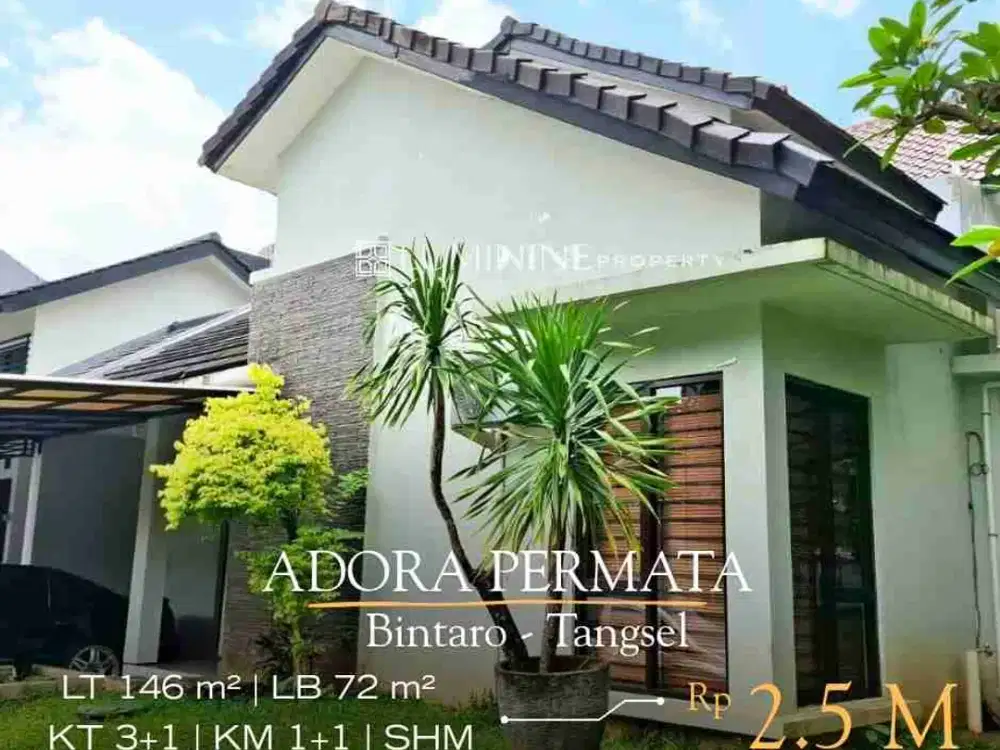 rumah dijual siap huni posisi Hook dekat dengan sekolah international dan stasiun