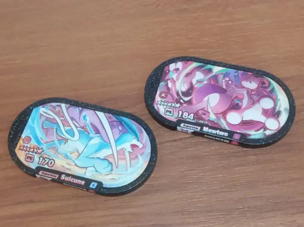 Mezatag Original bintang 6 Meowtwo & Suicune
