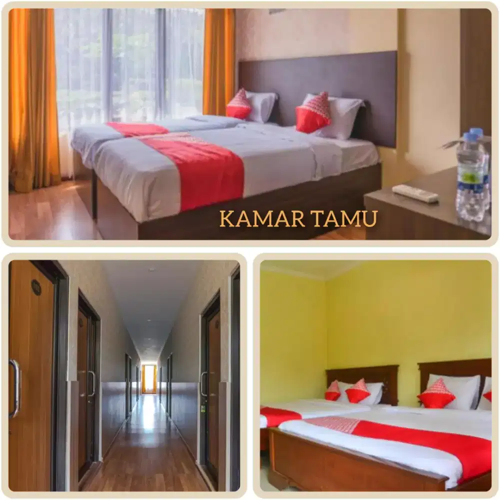 Dijual Hotel Full Furnished Include Resto Dan Rumah Makan