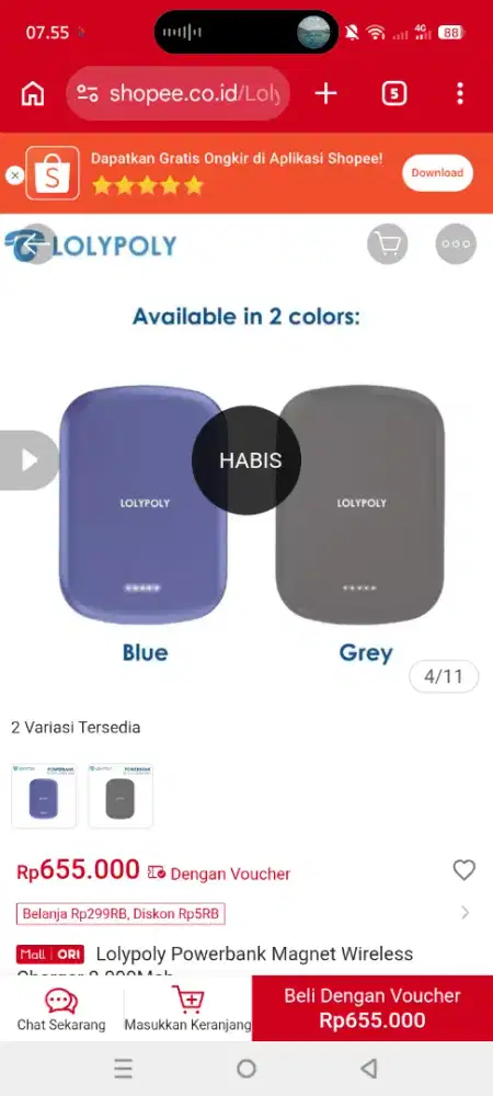 lolypoly magnetic wireless charger