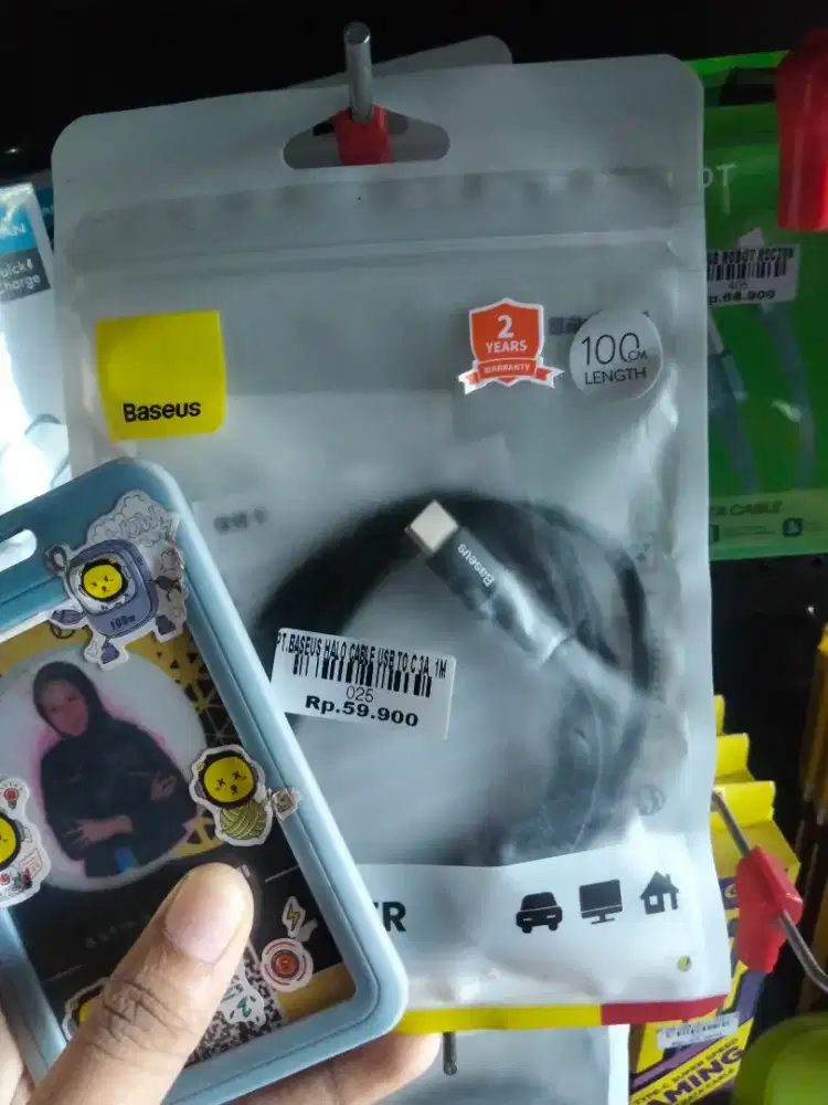 BASEUS HALO CABLE USB TO C 3A 1M