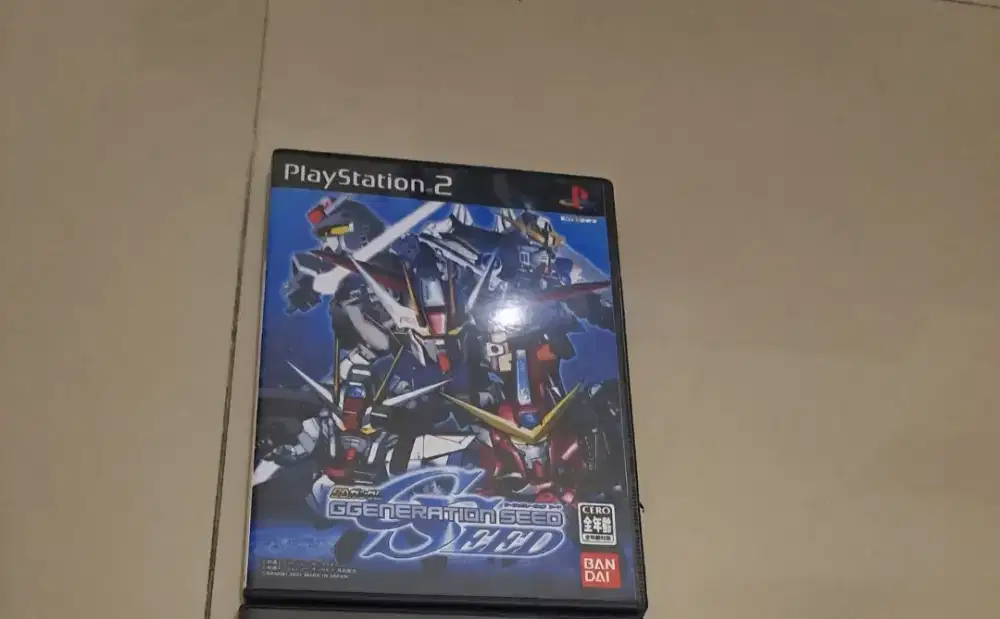 Kaset ps2 original sd gundam g generation Seed