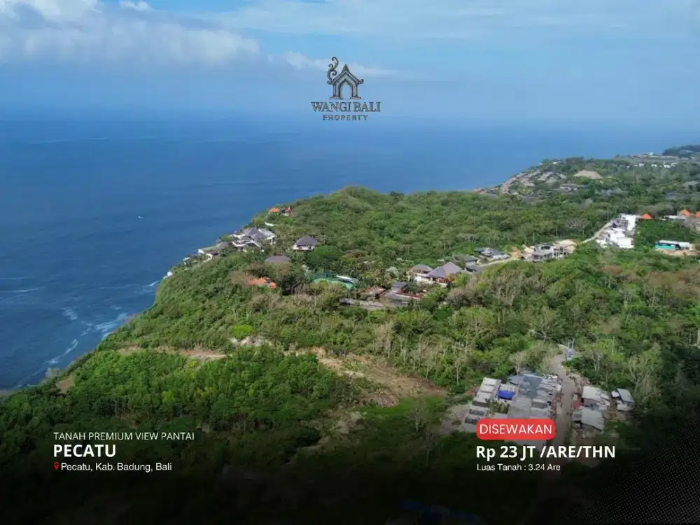 DISEWAKAN TANAH PREMIUM VIEW PANTAI – PECATU