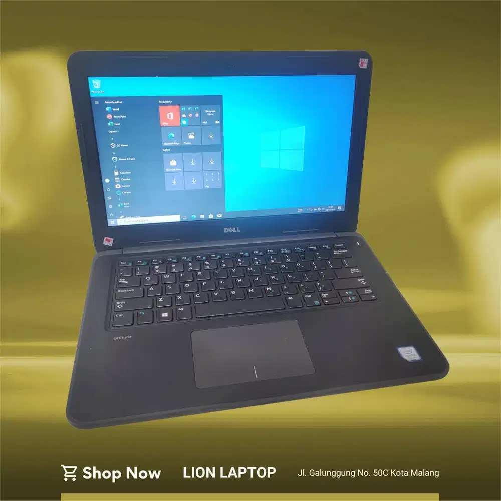 Core i5 Gen 7 Murah Mulus RAM 8GB SSD 256GB Dell Latitude 3380 [13|04]