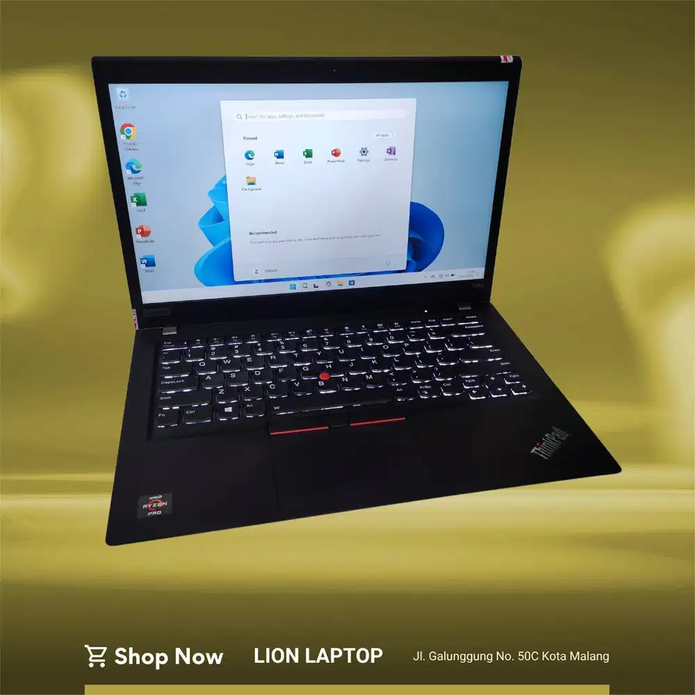 AMD Ryzen 5 PRO 3.7Ghz 8/256 VGA 2GB Lenovo Thinkpad T495s [13|04]