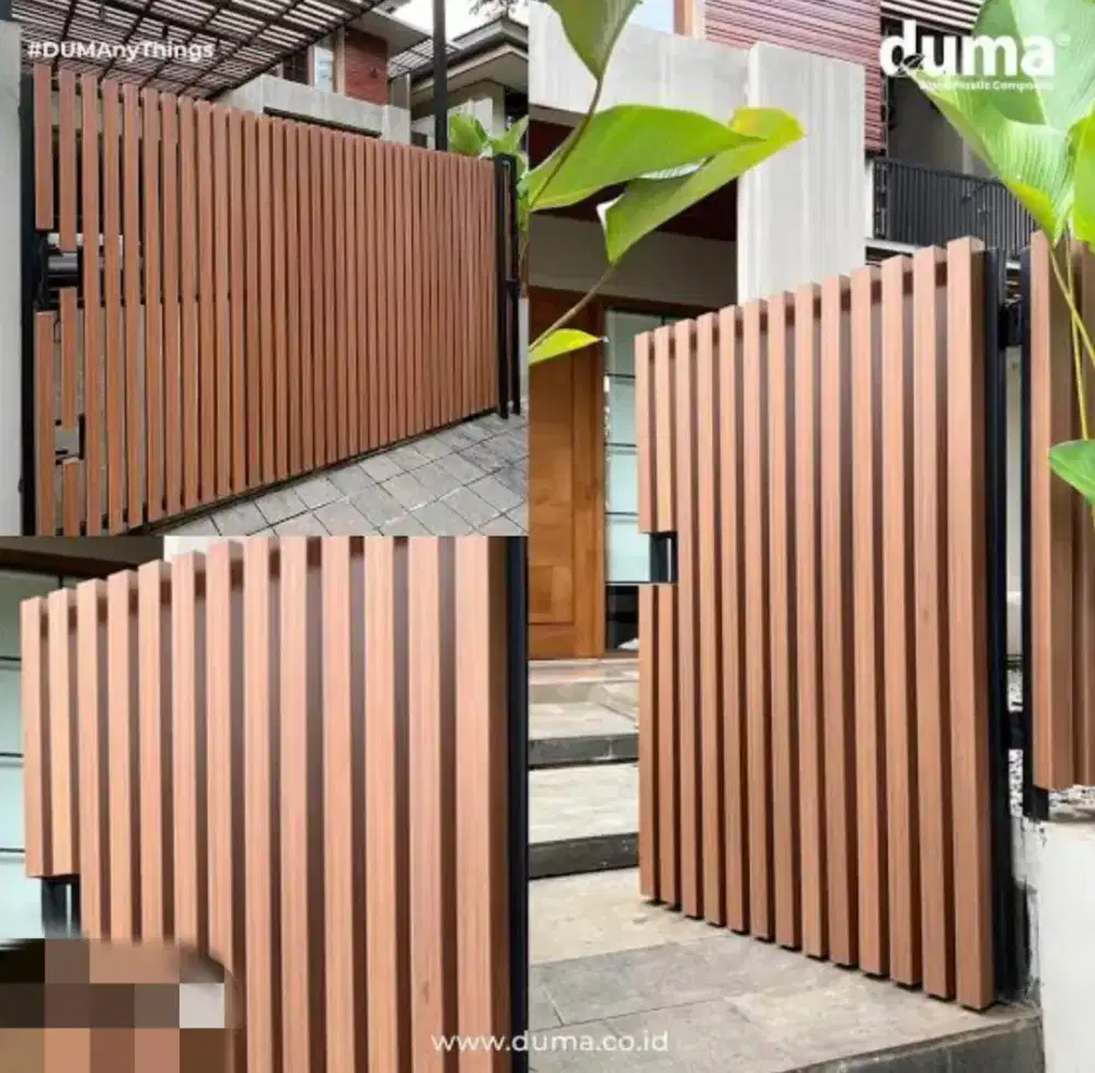 Pagar Wpc Hollo Model Terbaru Modern Minimalis