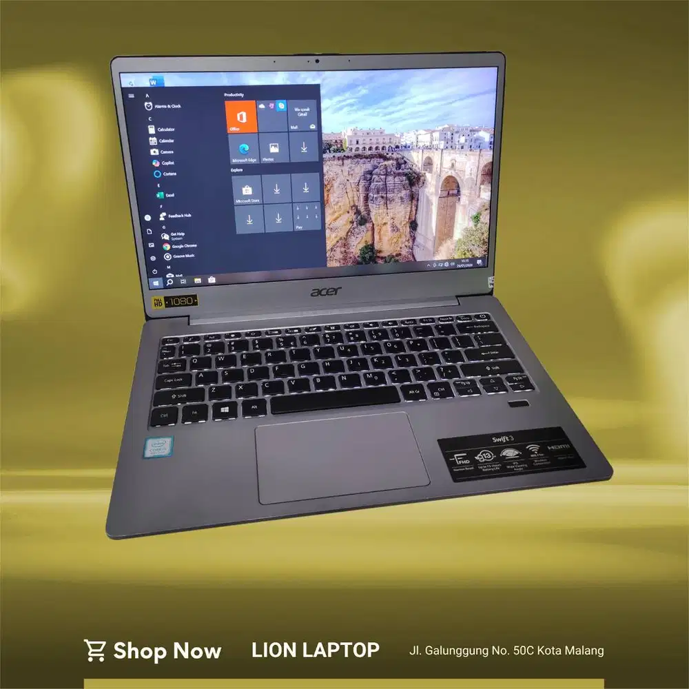 Super Slim Core i5 Gen 8 8/25 Acer Swift 3 SF313-51 [13|04]