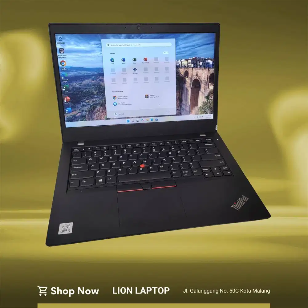 i5 Gen 10 Murah RAM 8GB SSD 256GB Lenovo Thinkpad L14 [13|04]