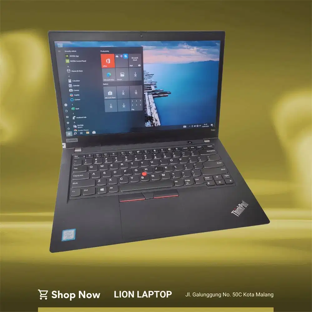 Double VGA NVIDIA Core i5 8/256 Slim Lenovo Thinkpad T490 [13|04]