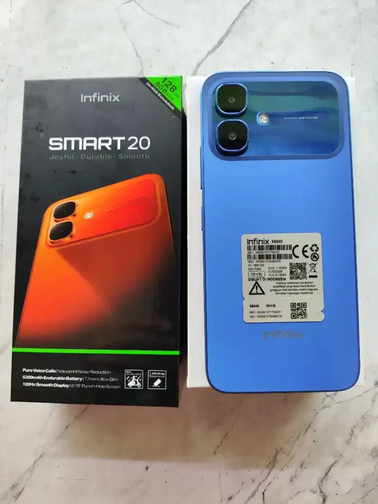 INFINIX SMART 20 RAM 4/128GB FULSET ORI