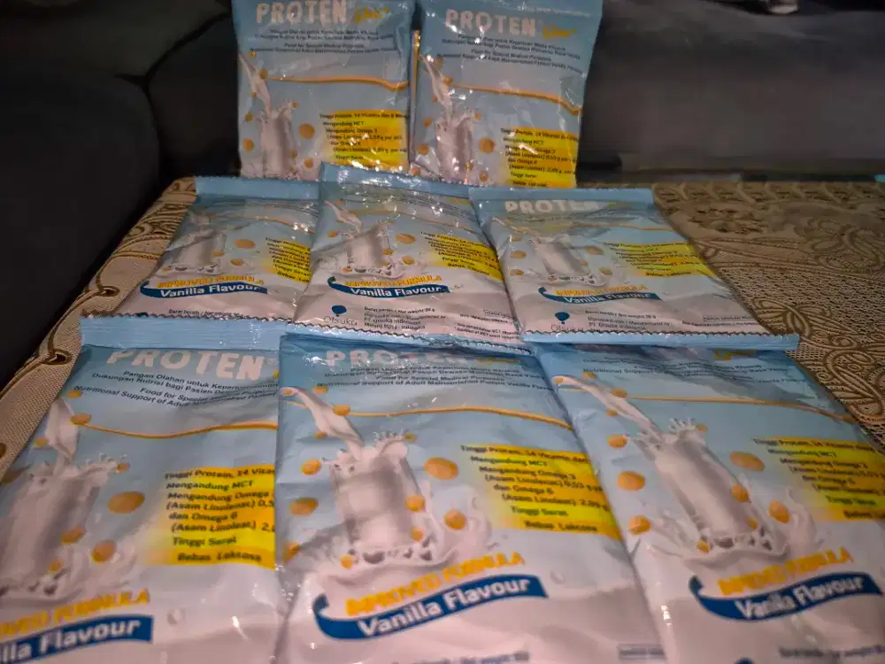 Susu Proten Gold Vanilla - kemasan 50 gr