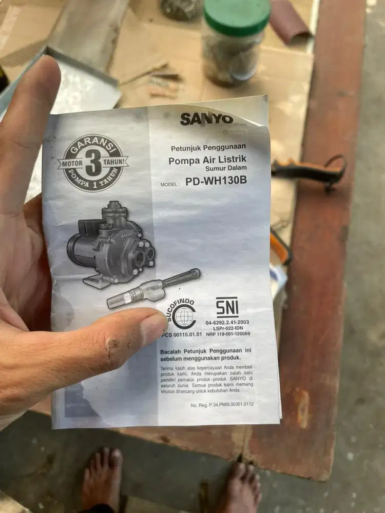 Jual Pompa Air Jet Pump Sanyo PD WH 130 B