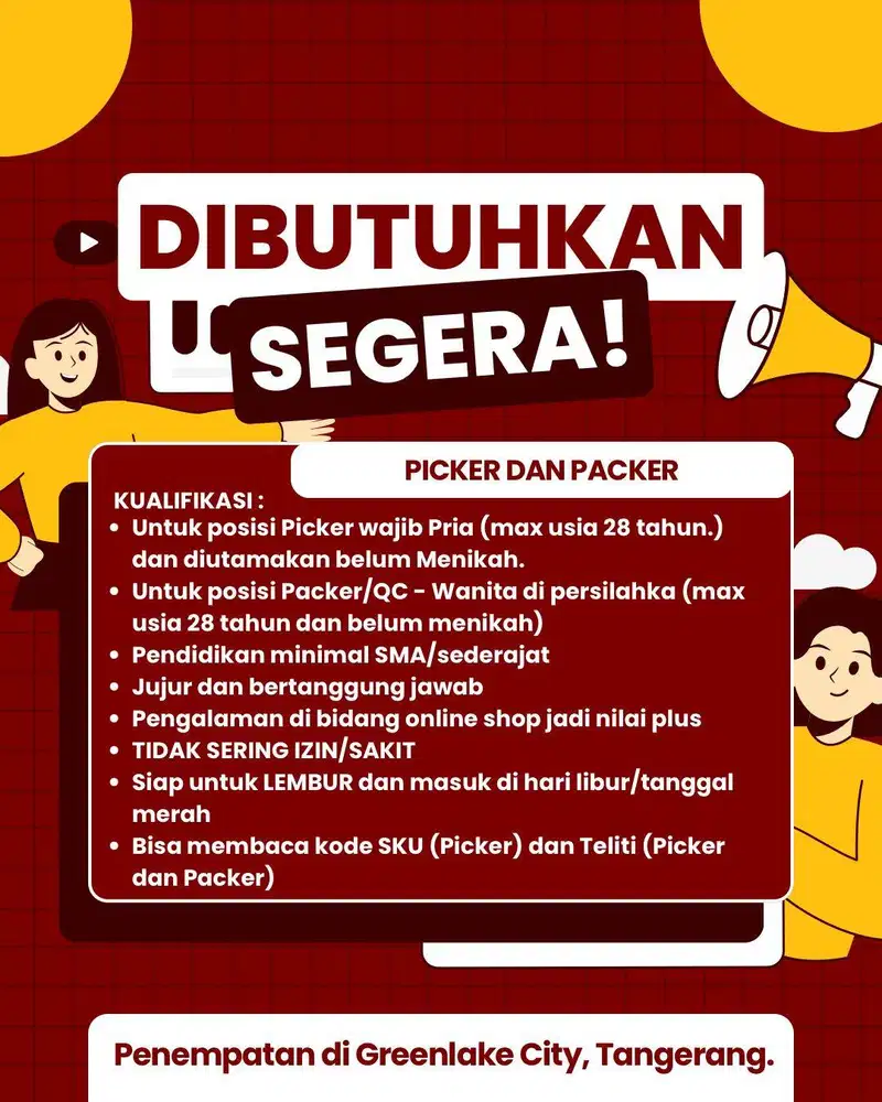 PICKER DAN PACKER ONLINE SHOPP