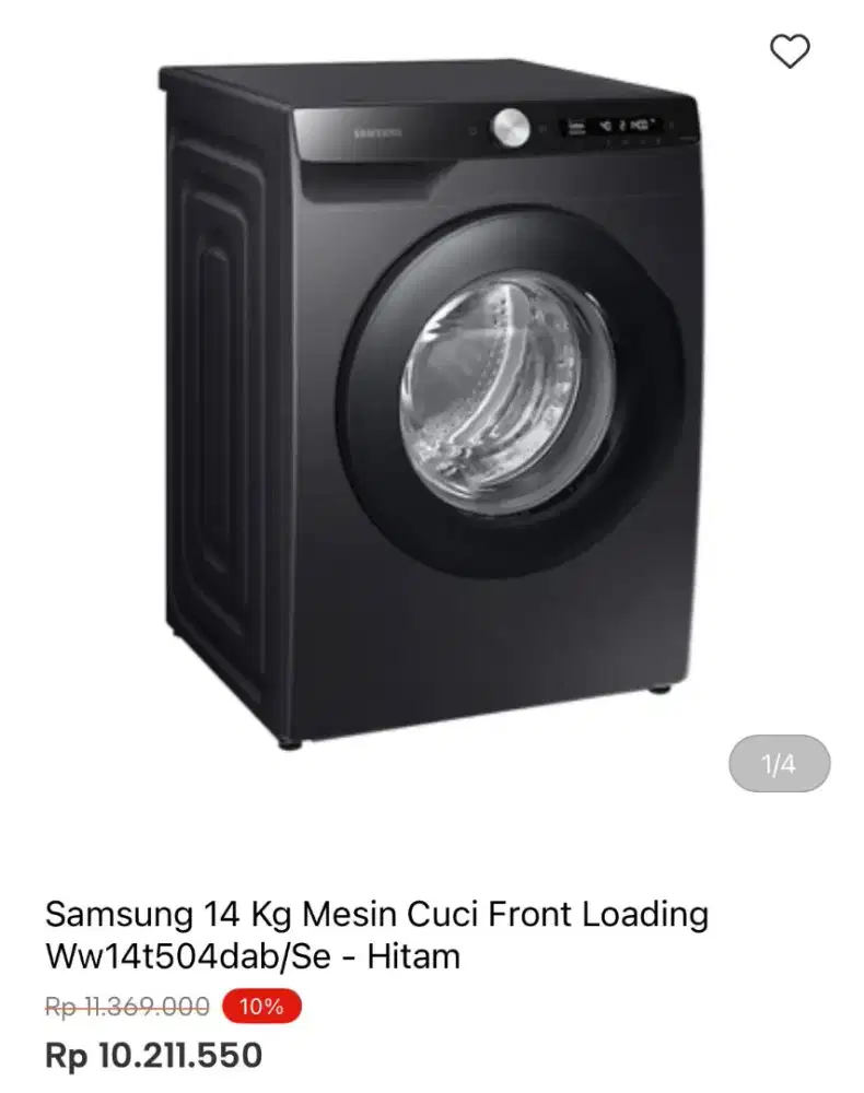 MESIN CUCI SAMSUNG FRONT LOADING 14KG