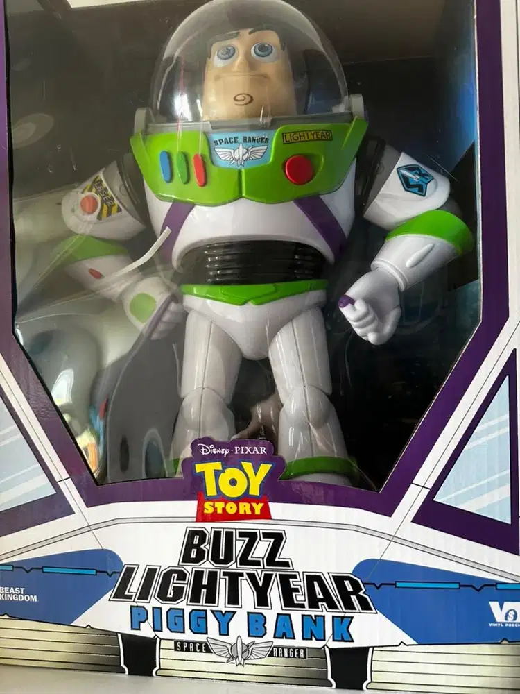 Mainan pajangan anak buzz lightyear piggy bank toy story