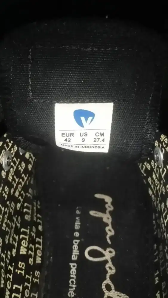 sepatu ventela evil x papagading