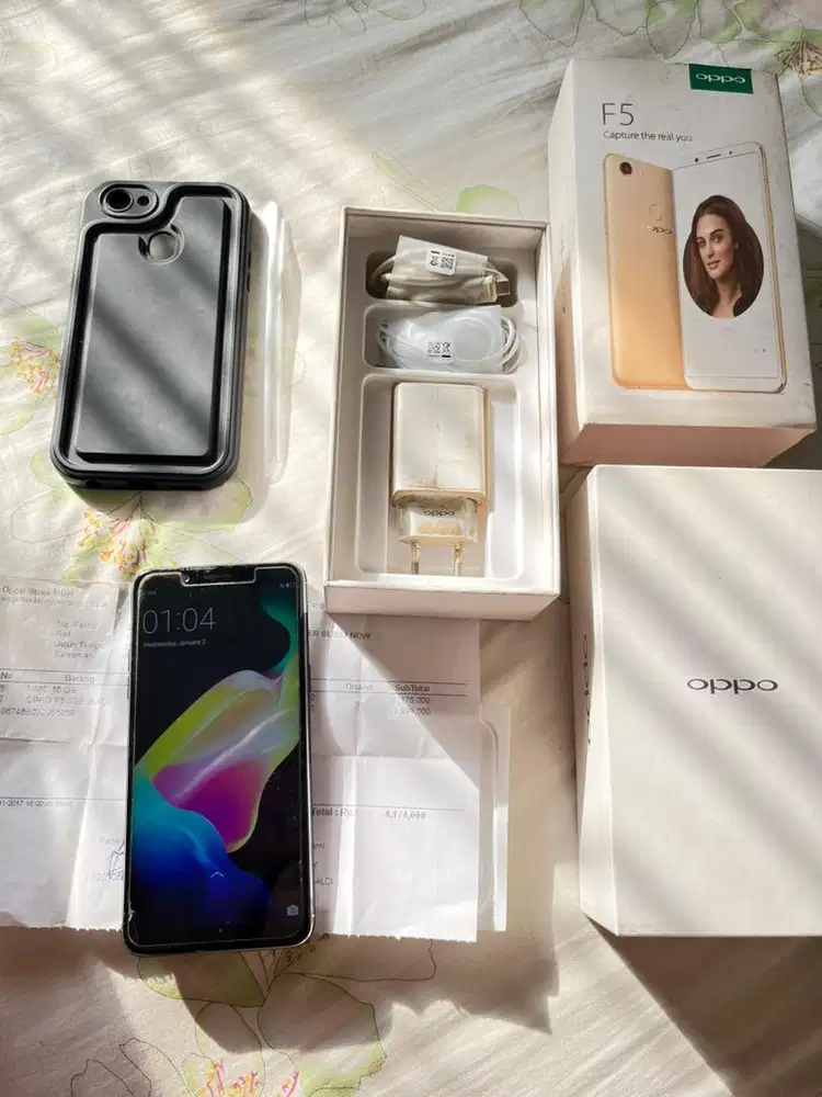 Dijual OPPO F5 finger print- eks pemakaian wanita