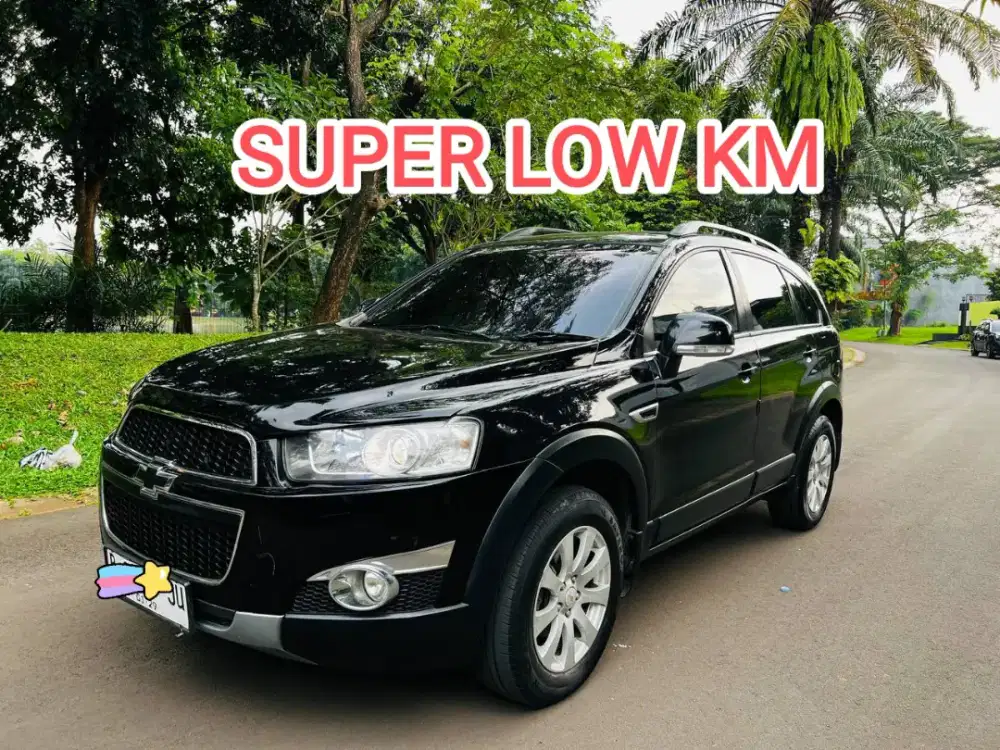 MURAH CHEVROLET CAPTIVA DIESEL 2.0 FL2 2013  VERY LOW KM PAJAK PANJANG