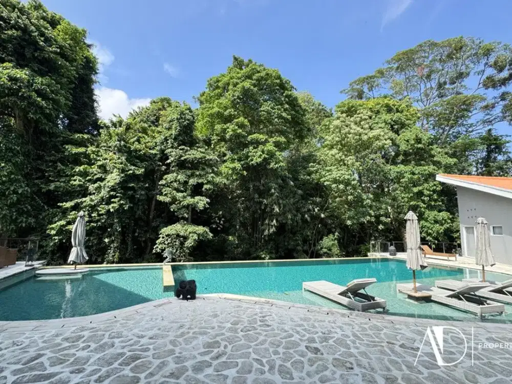 LEASEHOLD | 3-BEDROOM VILLA WITH RIVER & JUNGLE VIEWS IN PRIME UMALAS