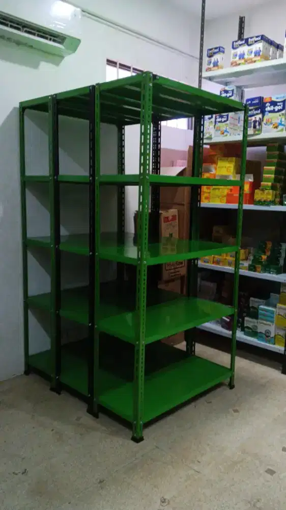 Rak besi rak gudang super tebal