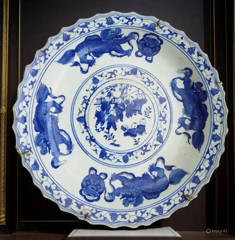 Piring Antik Keramik Cina