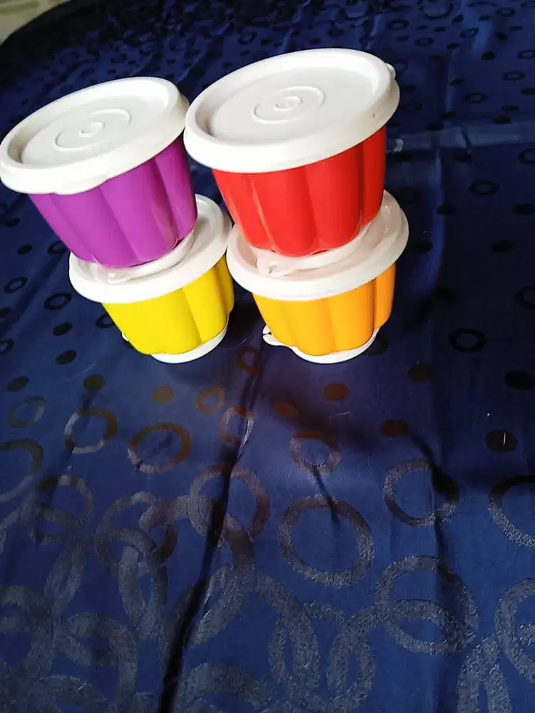 Tupperware Mando Chef Set - Wadah Bumbu & Bahan Masakan (Isi 4 Pcs)