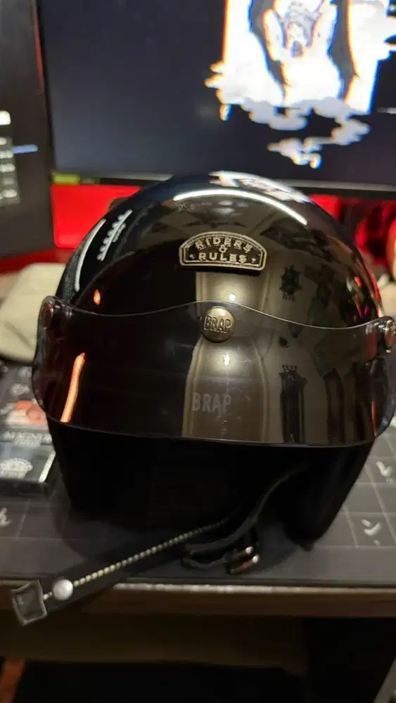 HELM RETRO HALF FACE RIDERS&RULES