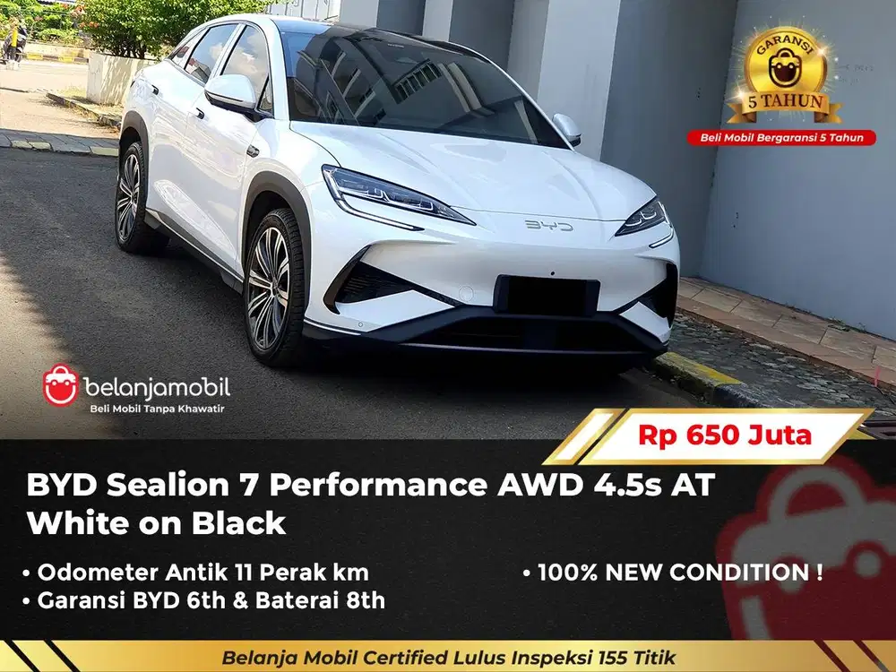[ TIDAK JADI PAKAI ] BYD Sealion 7 Performance AWD 4.5s AT 2025/2026