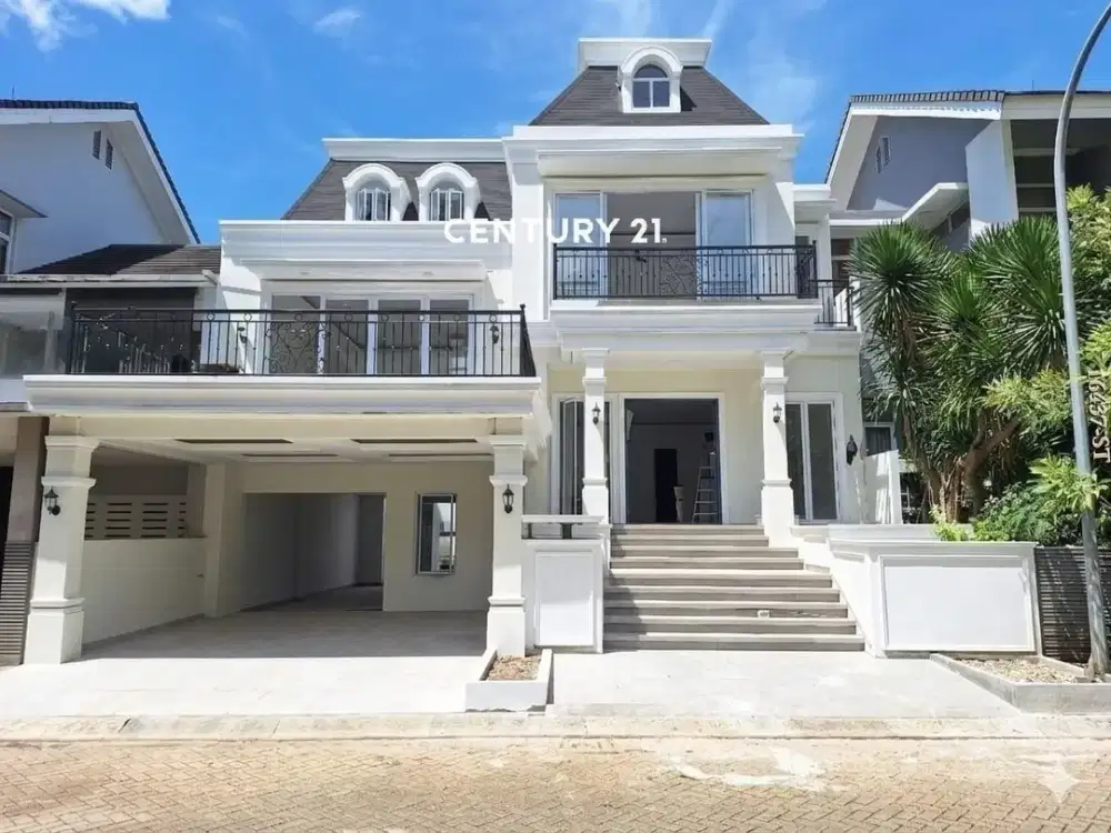 Dijual rumah brand new model American Classic depan taman dalam Cluster Kebayoran Bintaro