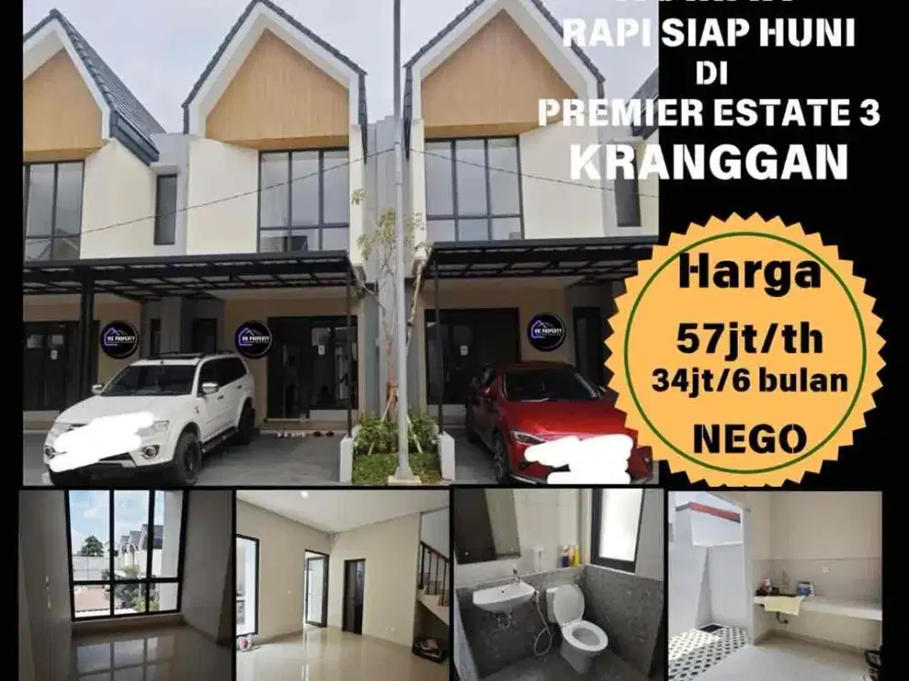 Rumah Rapi Siap Huni Di Premier Estate 3 Kranggan  Cibubur