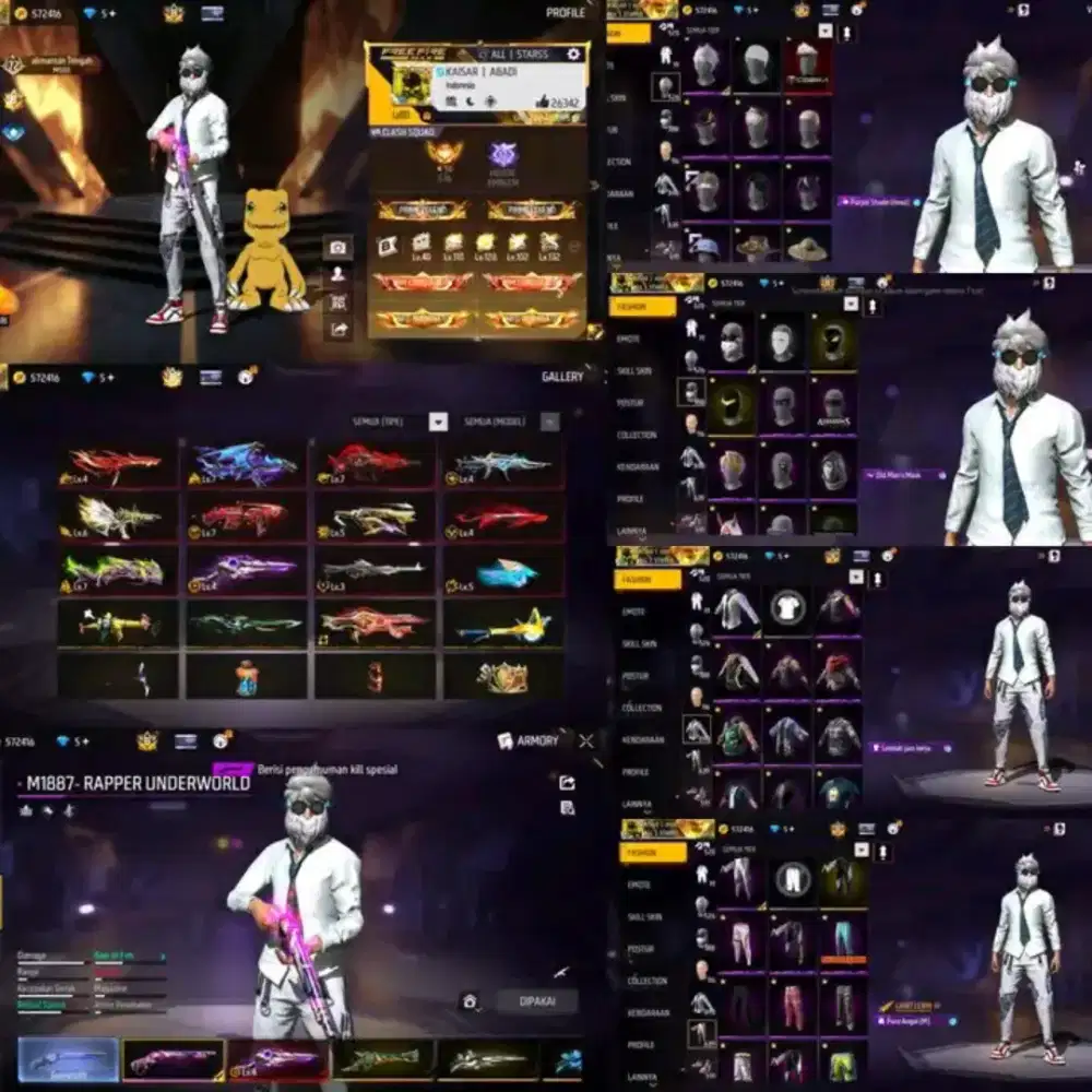 akun FF Ready jual akun Free Fire murah murah 100% Asli Tepercaya