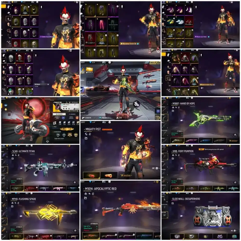 akun FF Ready jual akun Free Fire murah murah 100% Asli Tepercaya