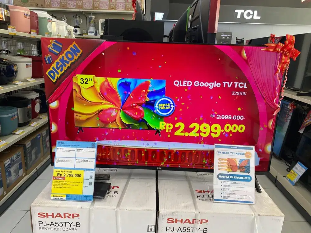 TCL 40INCH PROMO HOMECREDIT BEBAS CICILAN 3x