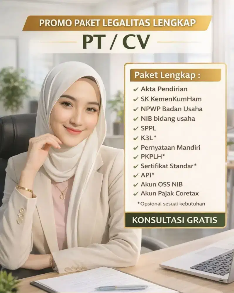 Perlengkapan Usaha Kantor PT