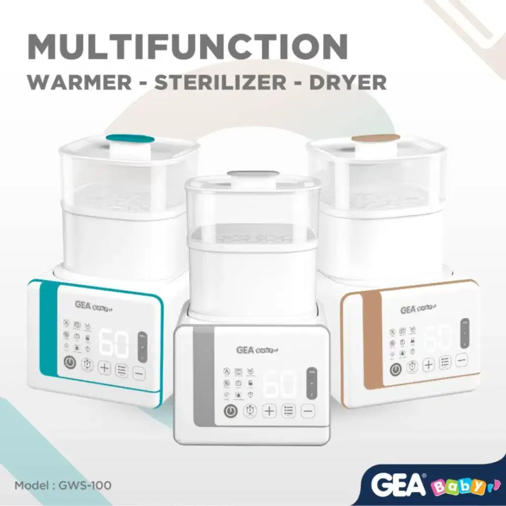 Gea Baby Warmer + Sterillizer Free Vacum Maximus