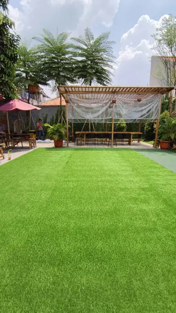 Depok rumput sintetis murah bisa dengan pemasangan